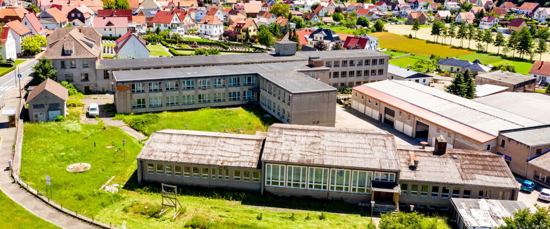 alte Strumpffabrik Luftaufnahme alte Strumpffabrik