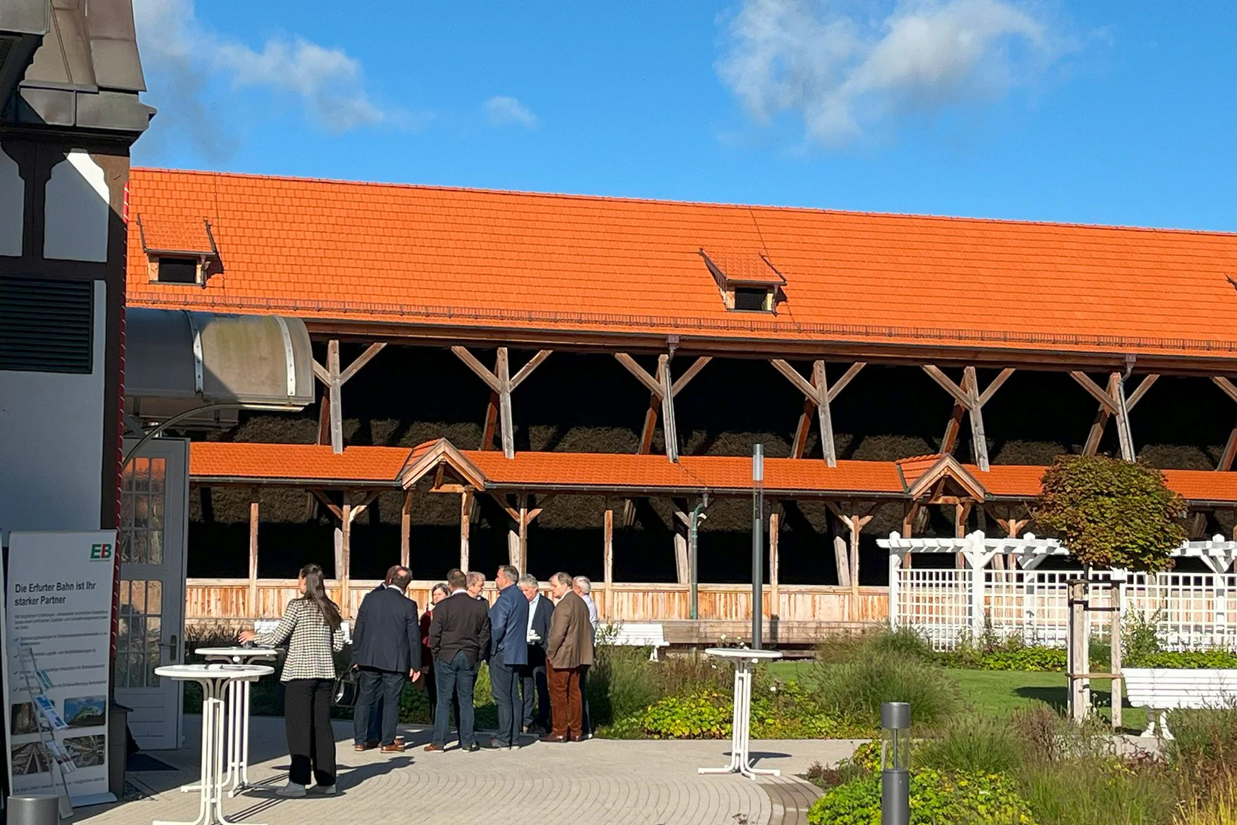 Teilnehmer des Branchentreffs Bahn im Gradierwerk Bad Salzungen