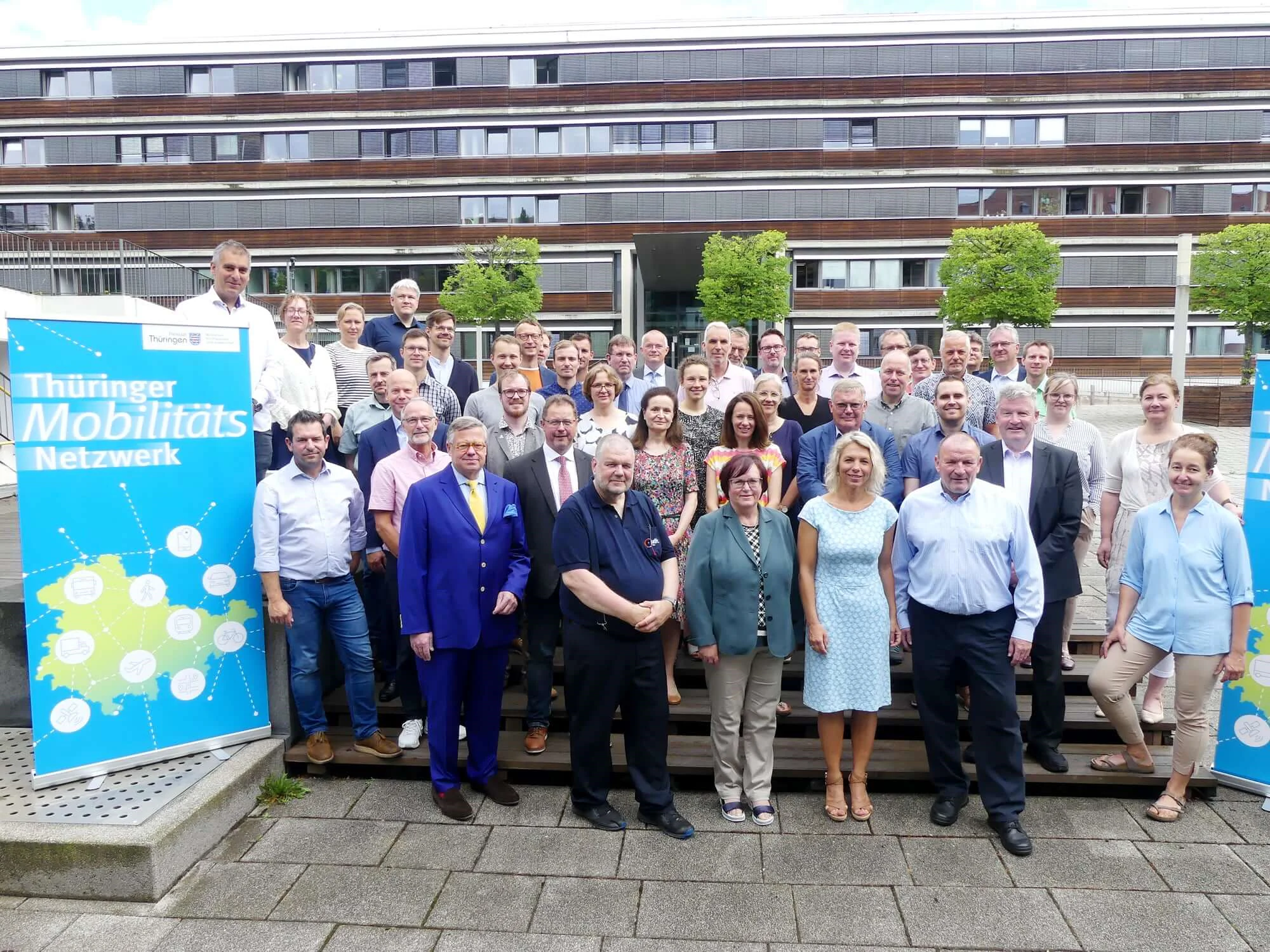 Abschlussbild der Teilnehmer vom Mobilitätsnetzwerk